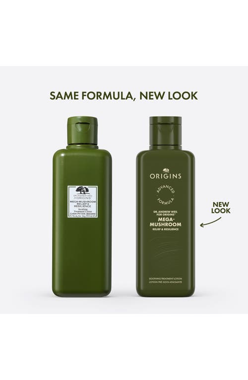 Origins Dr. Weil For ™ Mega-mushroom Relief & Resilience Soothing Treatment Lotion In Transparent
