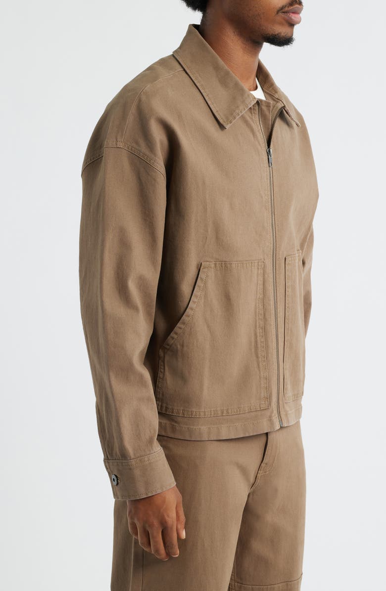 BP. Canvas Workwear Jacket, Alternate, color, Brown Shiitake