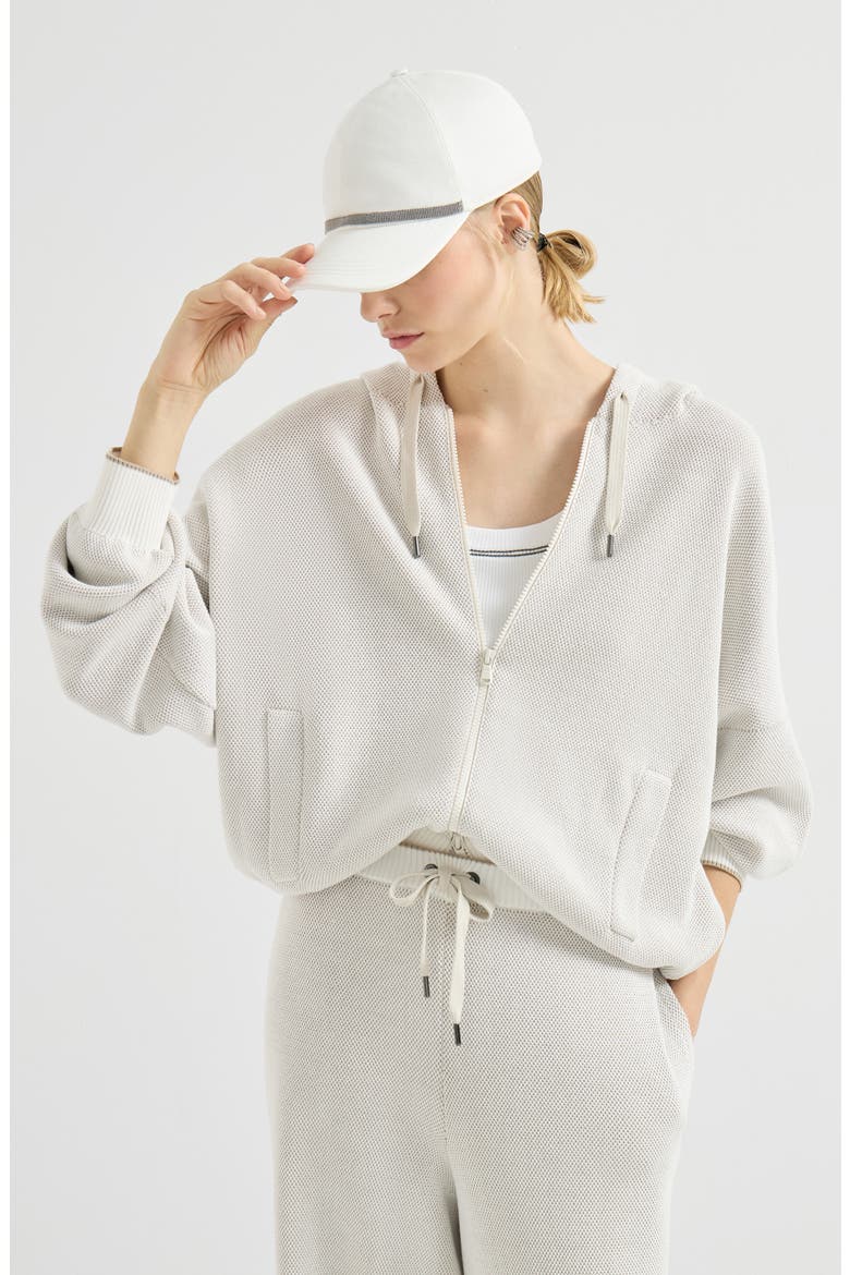 Honeycomb stitch sweatshirt, Alternate, color, Panama