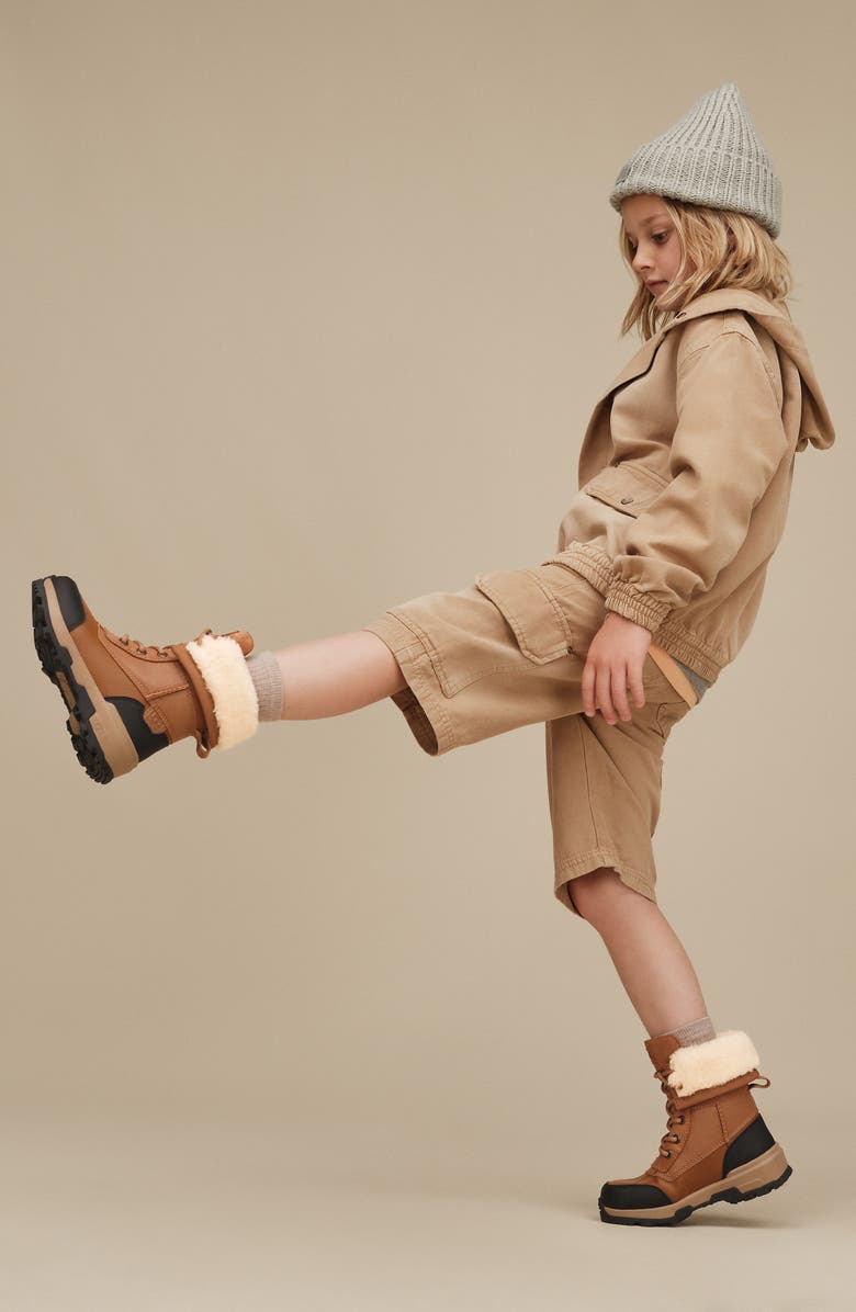 UGG<sup>®</sup> Kids' Adirondack XXV Waterproof Winter Boot, Alternate, color, Chestnut