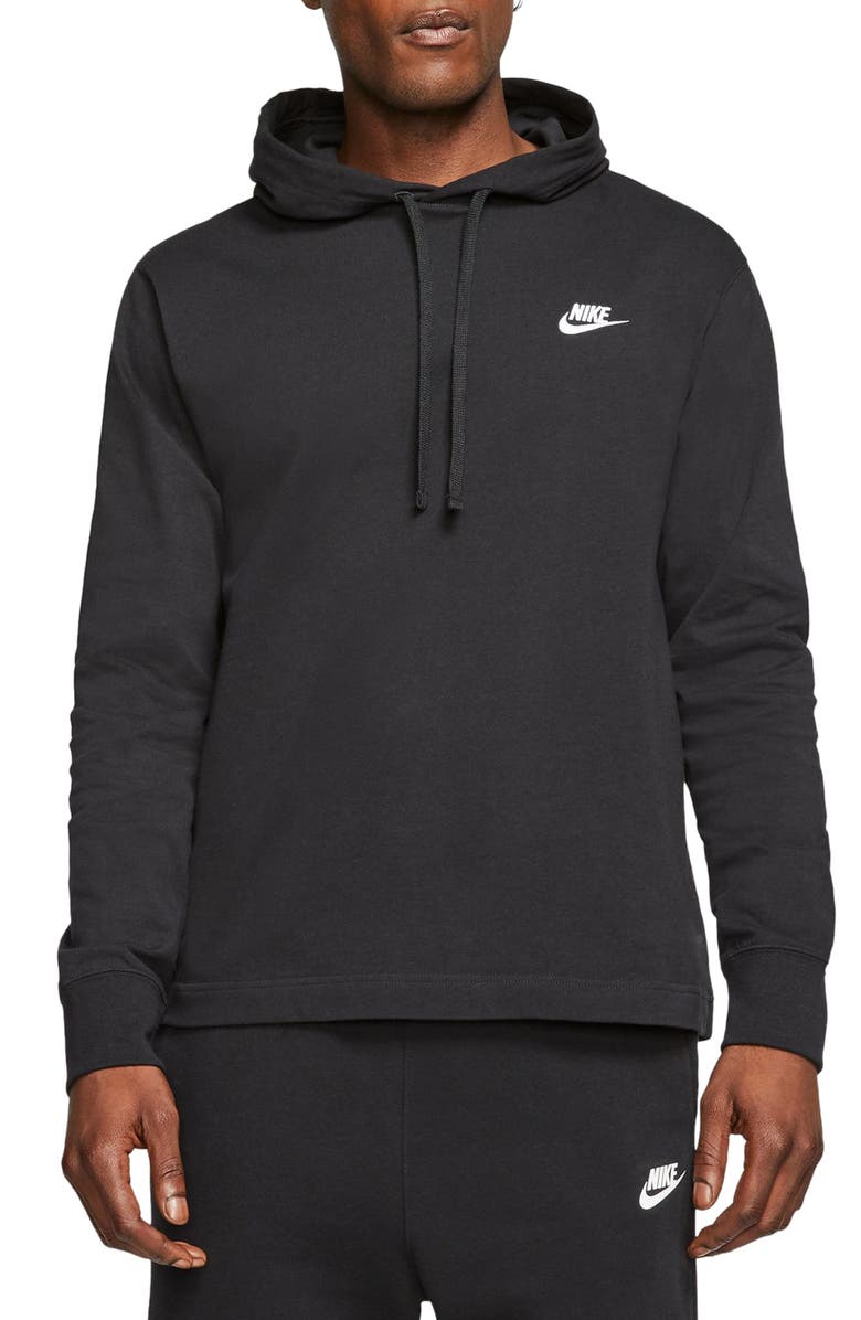 Nike Logo Jersey Pullover Hoodie, Main, color, 