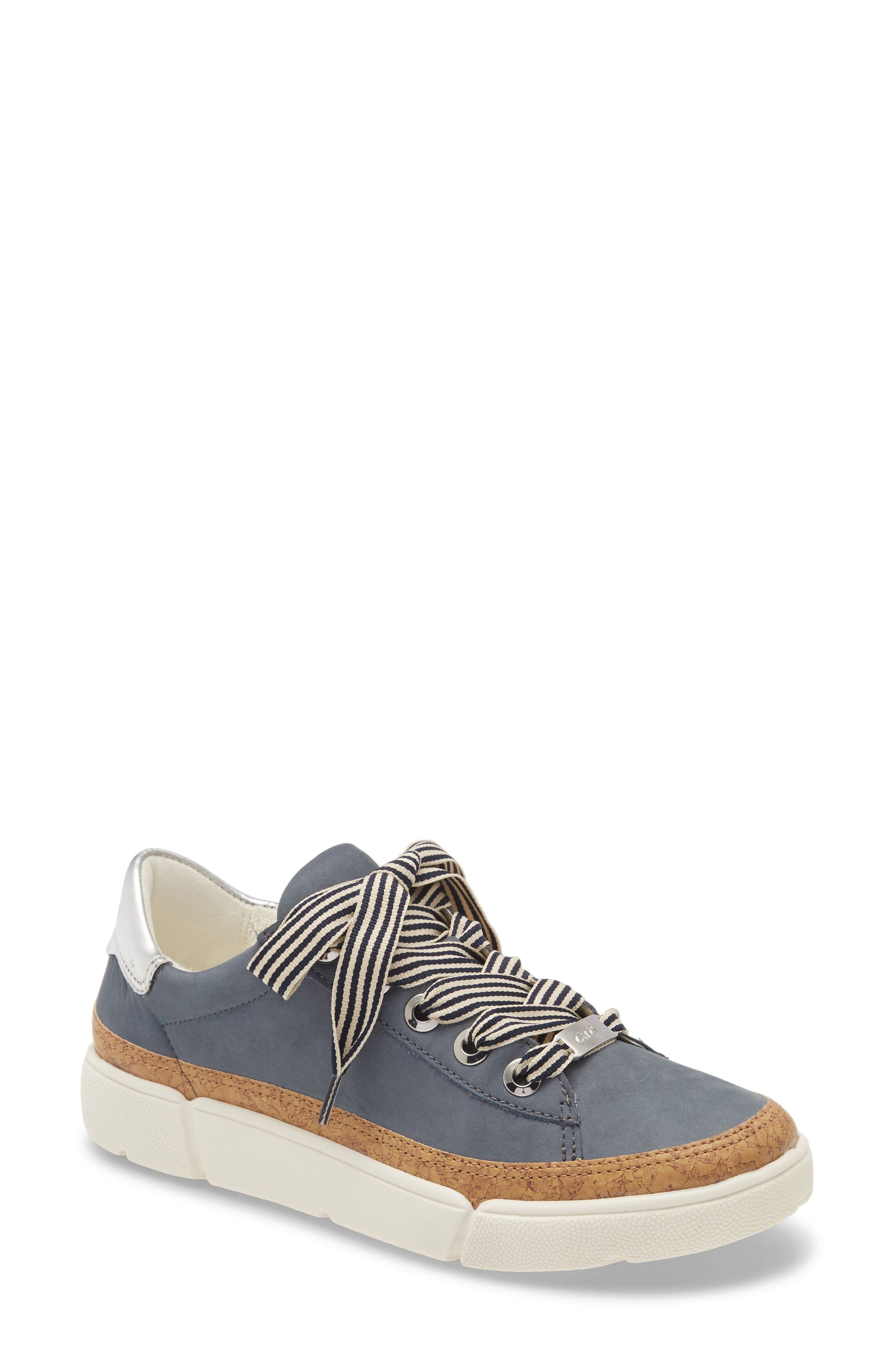 Renata Sneaker, Main, color, JEANS NUBUCK LEATHER