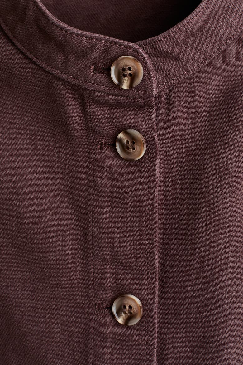 Cotton Twill Jacket, Alternate, color, Dark brown