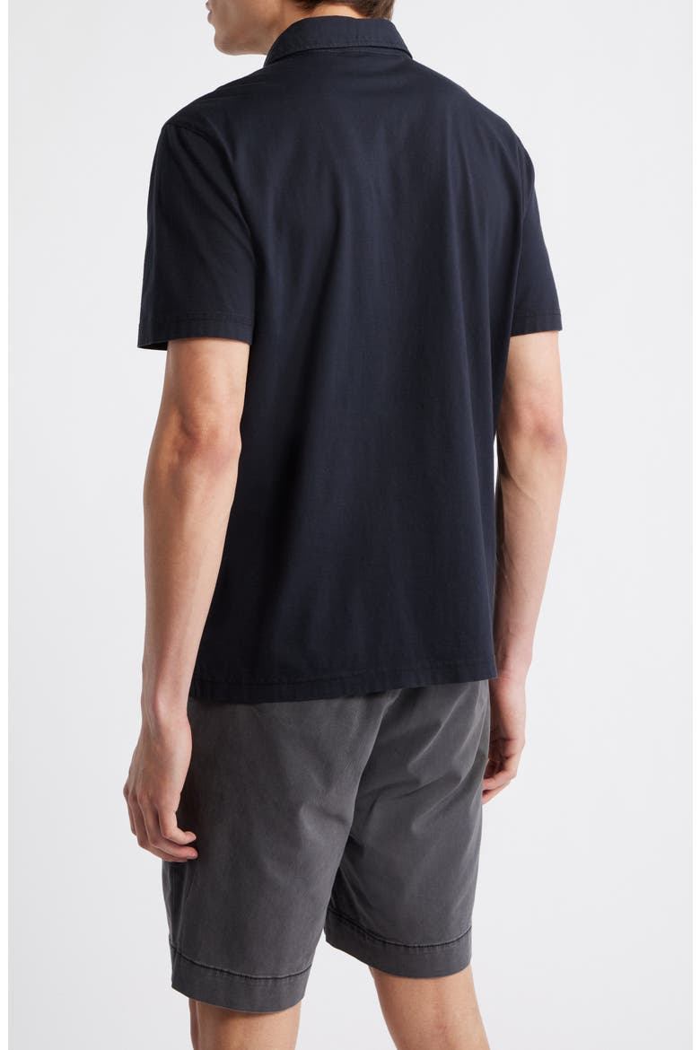 Bryce Short Sleeve Polo, Alternate, color, TRUE BLACK