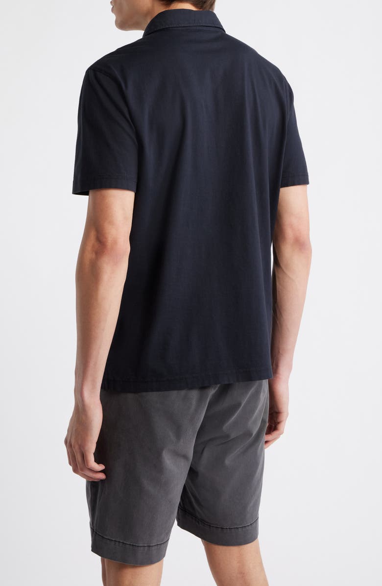 AG Bryce Short Sleeve Polo, Alternate, color, True Black