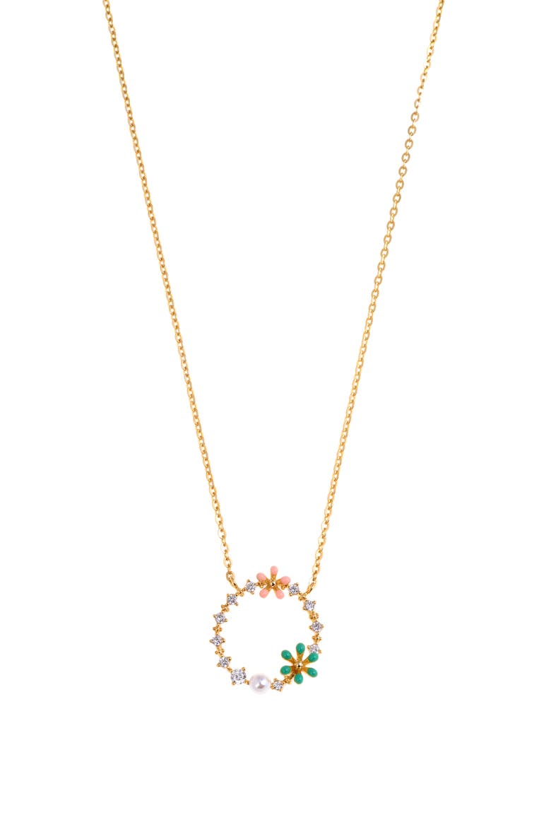 Cami Necklace, Main, color, Silver Gold Plated