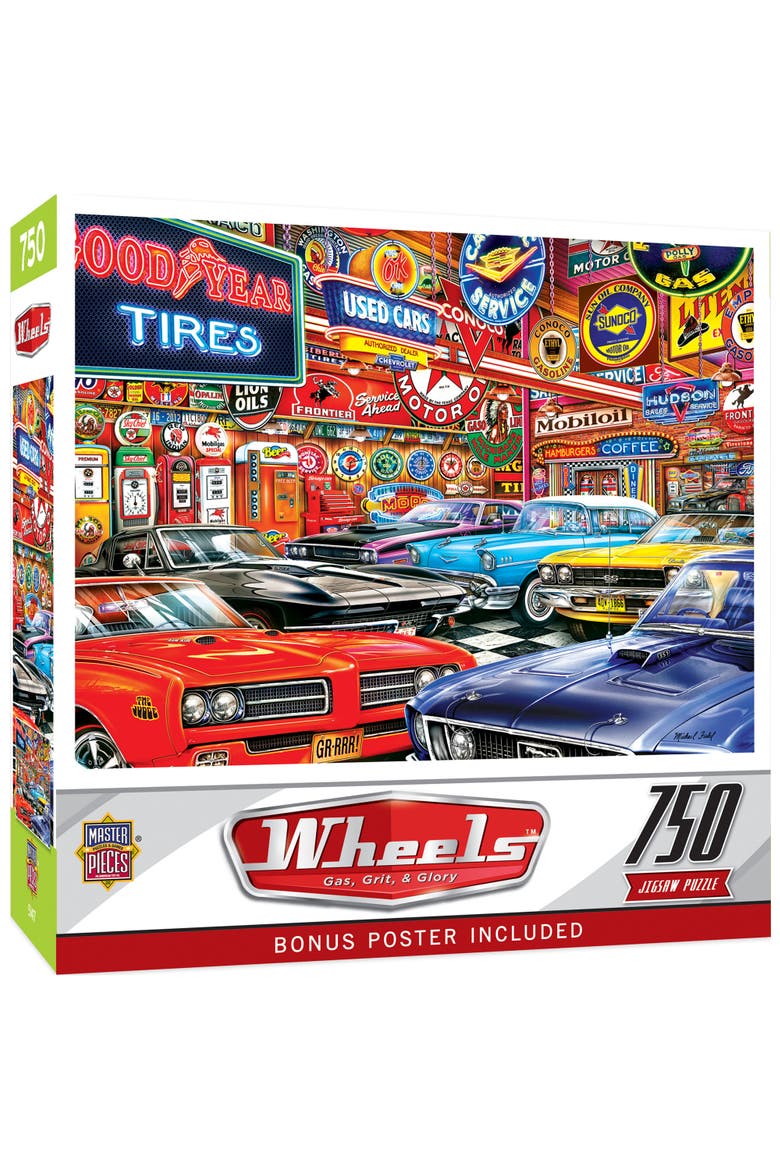 Gas, Grit & Glory 750 Piece Puzzle, Main, color, Multicolor