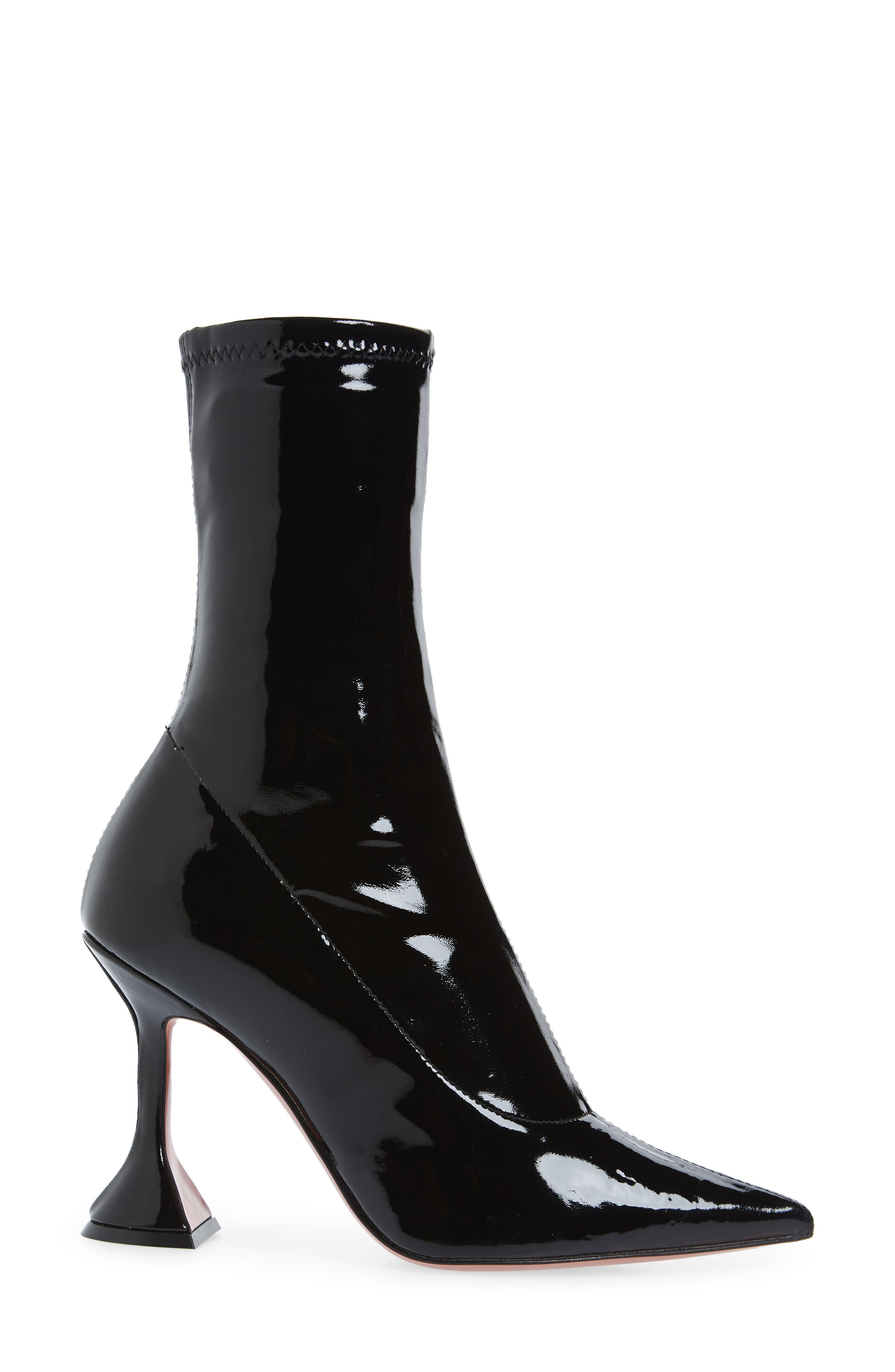 Amina Muaddi Ami Pointy Toe Bootie, Alternate, color, 