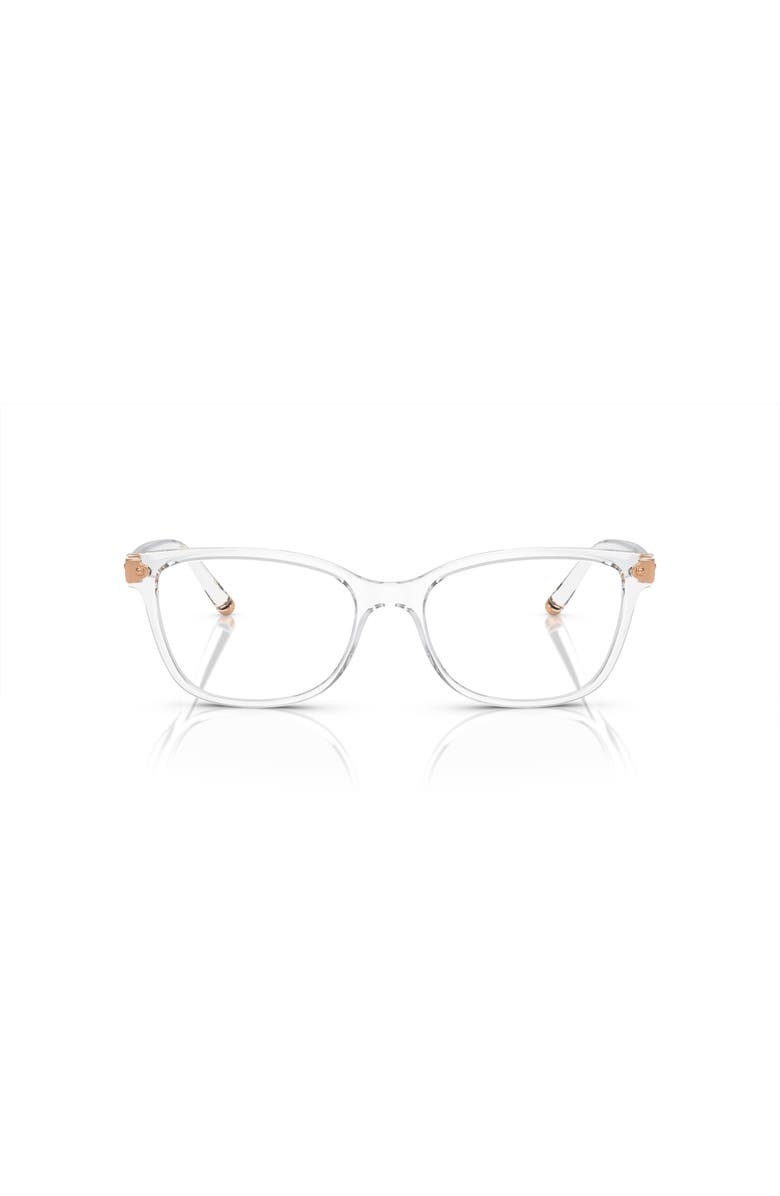 Dolce&Gabbana 53mm Butterfly optical glasses, Alternate, color, Transparent