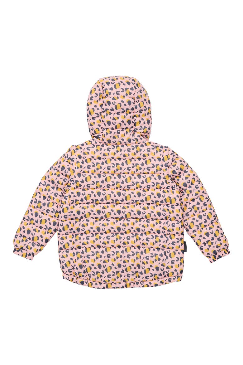 Kids' Leopard Love Water Repellent 2-in-1 Puffer Jacket, Alternate, color, PINK