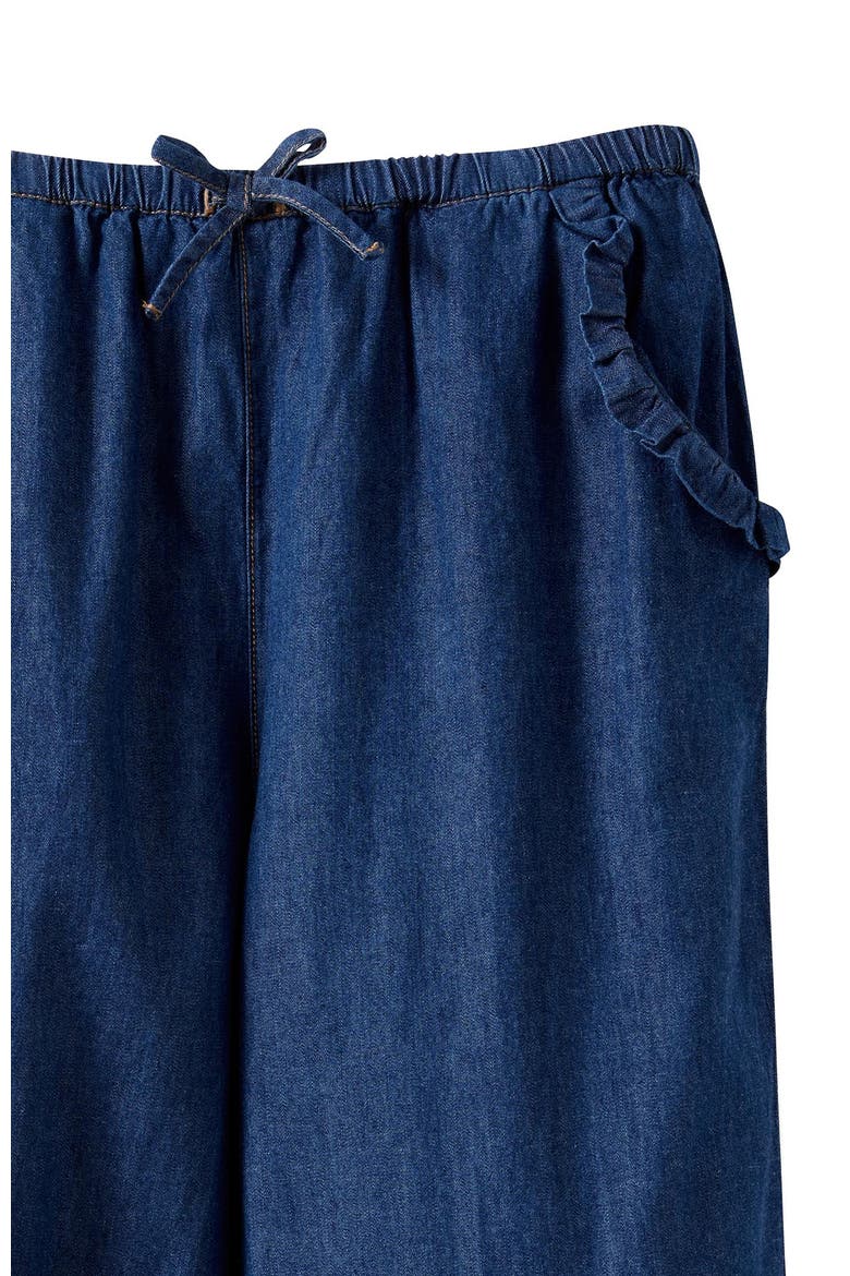 Kid's Gigi Bubble Hem Pant, Alternate, color, Mid Wash Blue