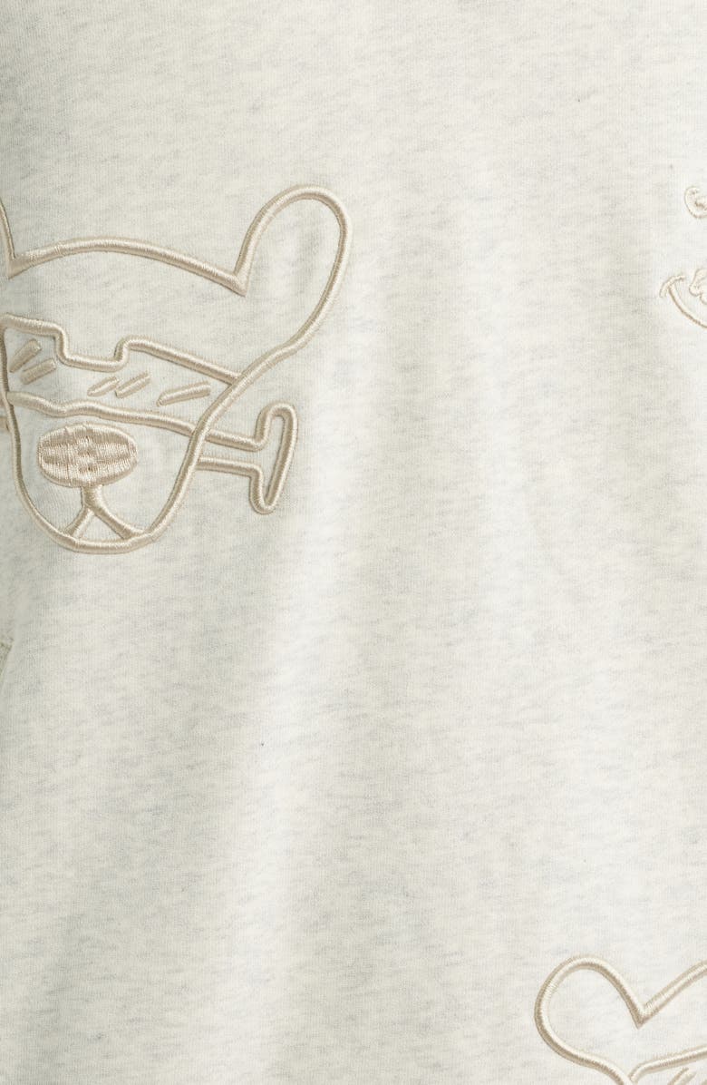 VIC GARCIA WORLD Chopped & Screwed Quarter Zip Pullover, Alternate, color, Heather Oatmeal