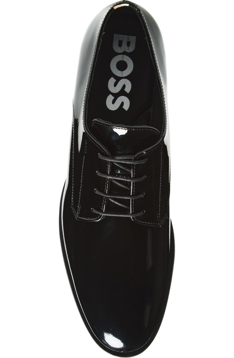 BOSS Colby Patent Derby, Alternate, color, Black