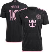 adidas Men's adidas Lionel Messi Black Inter Miami CF 2024 La Noche Replica Player Jersey
