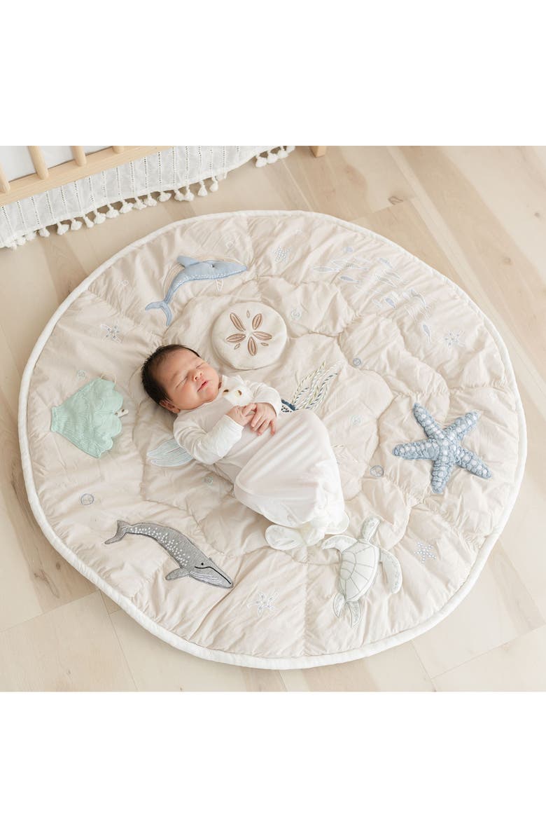 CRANE BABY Cove Ocean City Adventure Activity Mat, Alternate, color, Blue