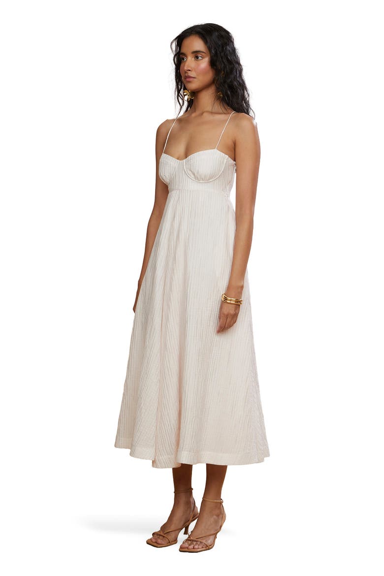 Jill Midi Dress, Alternate, color, Sea Salt