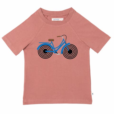 Kids' Organic Cotton Bike Ride Graphic T-Shirt