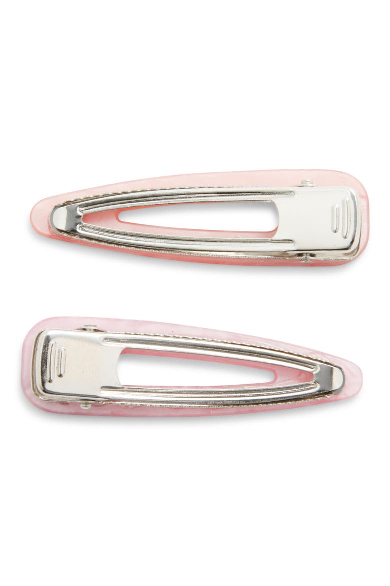 2-Pack Creaseless Clips, Alternate, color, PINK MULTI