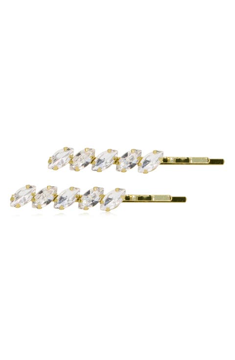 Payton Set of 2 Crystal Hair Clips