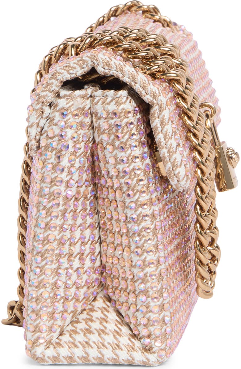 Kurt Geiger London Mini Brixton Convertible Crossbody Bag, Alternate, color, Beige Comb