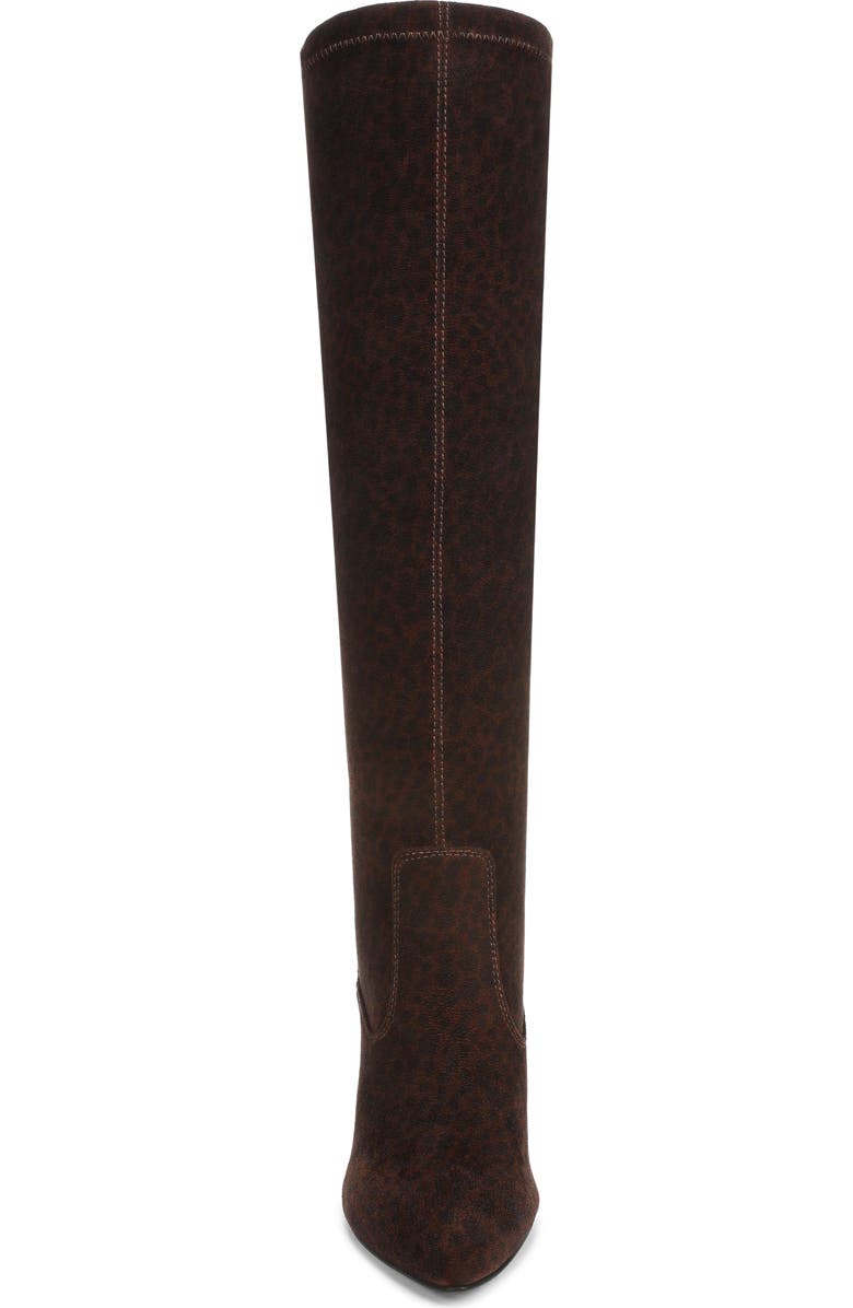 Franco Sarto Katherine Knee High Boot, Alternate, color, Brown Stretch