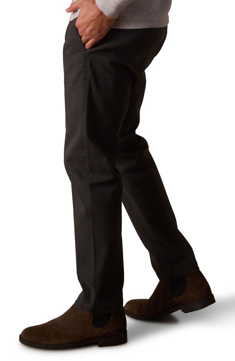 The Normal Brand Stretch Straight Leg Chino Pants, Alternate, color, Charcoal