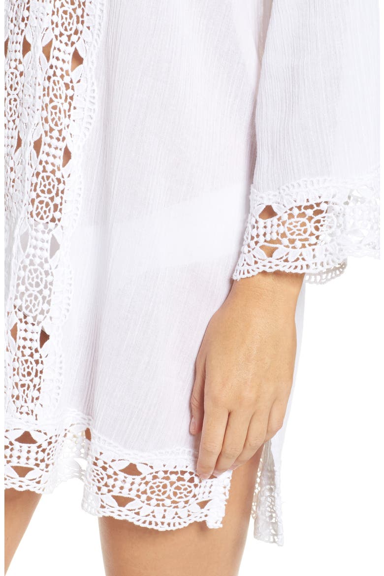Island Fare Cover-Up Tunic, Alternate, color, WHITE