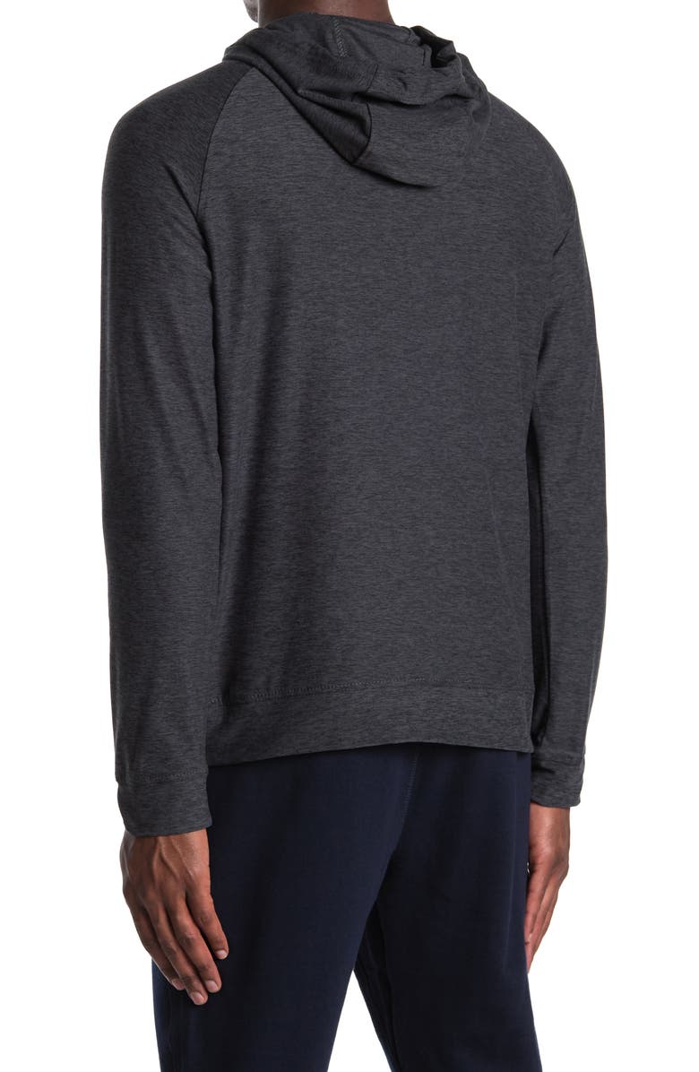 90 DEGREE BY REFLEX Heathered Pullover Hoodie, Alternate, color, 