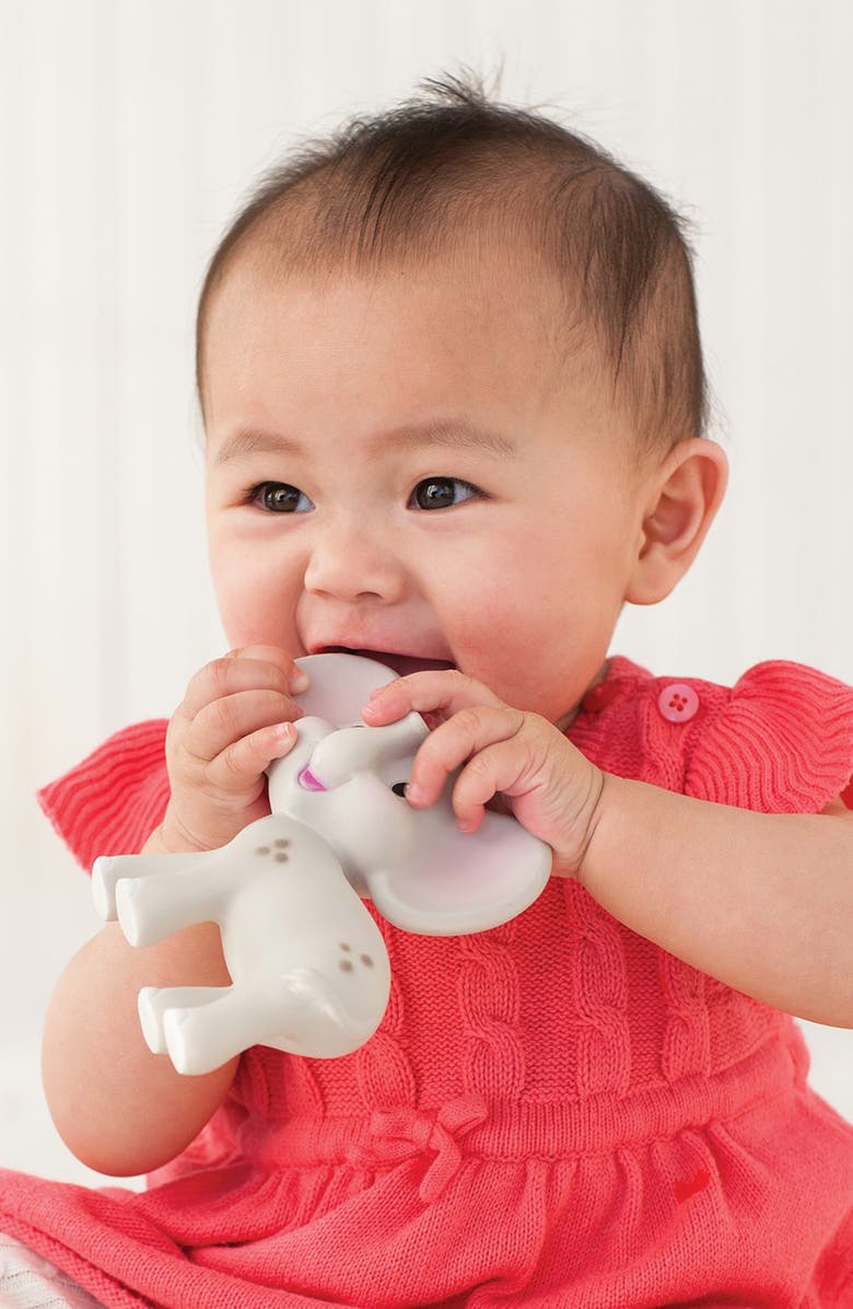 INFANTINO Squeeze Teethe Elephant Teething Toy, Alternate, color, Multi