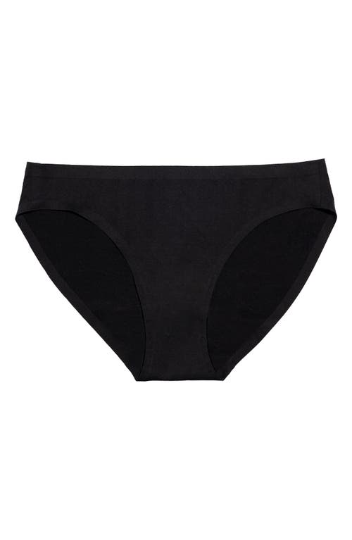 Saalt Seamless Bikini In Black