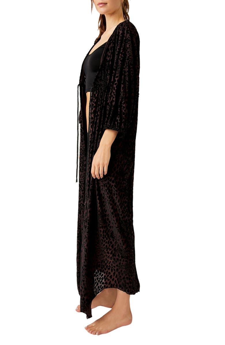 Free People In My Heart Burnout Robe, Alternate, color,
