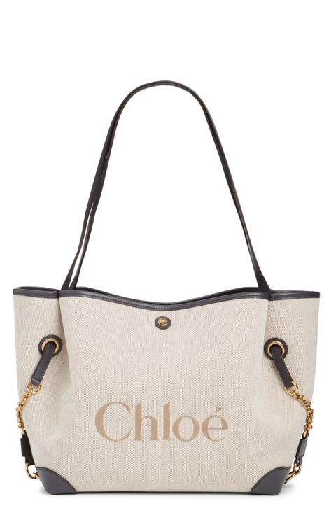 Clover Double Carry Canvas & Leather Tote