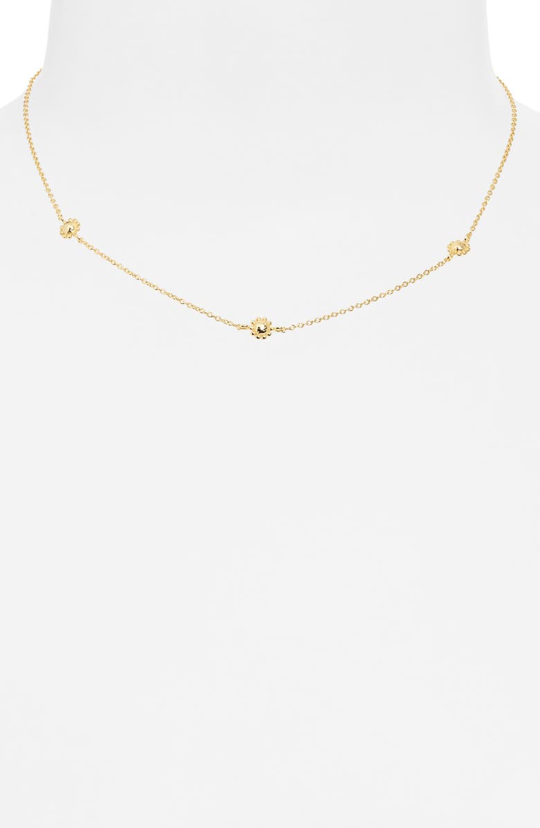 ARGENTO VIVO Modern Relic Frontal Necklace, Alternate, color, Gold