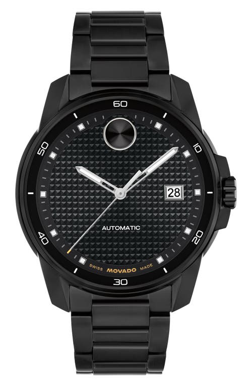 Movado Bold Verso Automatic Bracelet Watch, 41mm in Black at Nordstrom, Size 41 Mm