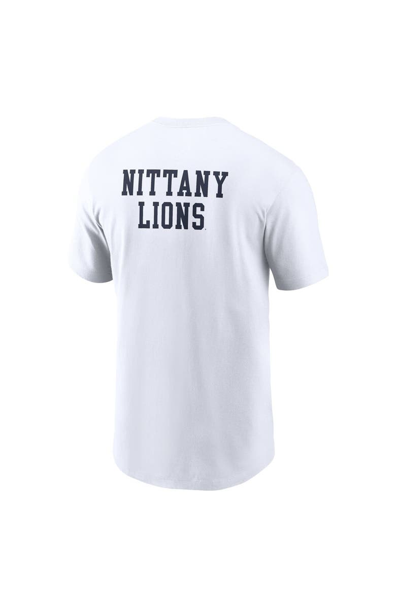 Nike Men's Nike White Penn State Nittany Lions 2-Hit Stacked T-Shirt, Alternate, color, White