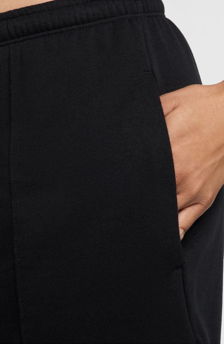 Nike Chill High Waist French Terry Shorts, Alternate, color, 010 010 Black/Sail