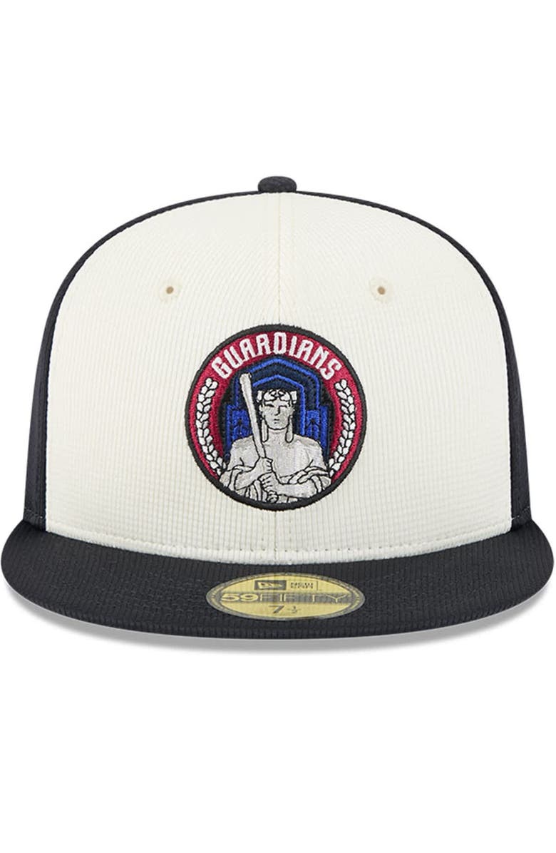 New Era Men's New Era Navy/White Cleveland Guardians City Connect Batting Practice 59FIFTY Fitted Hat, Alternate, color, Navy