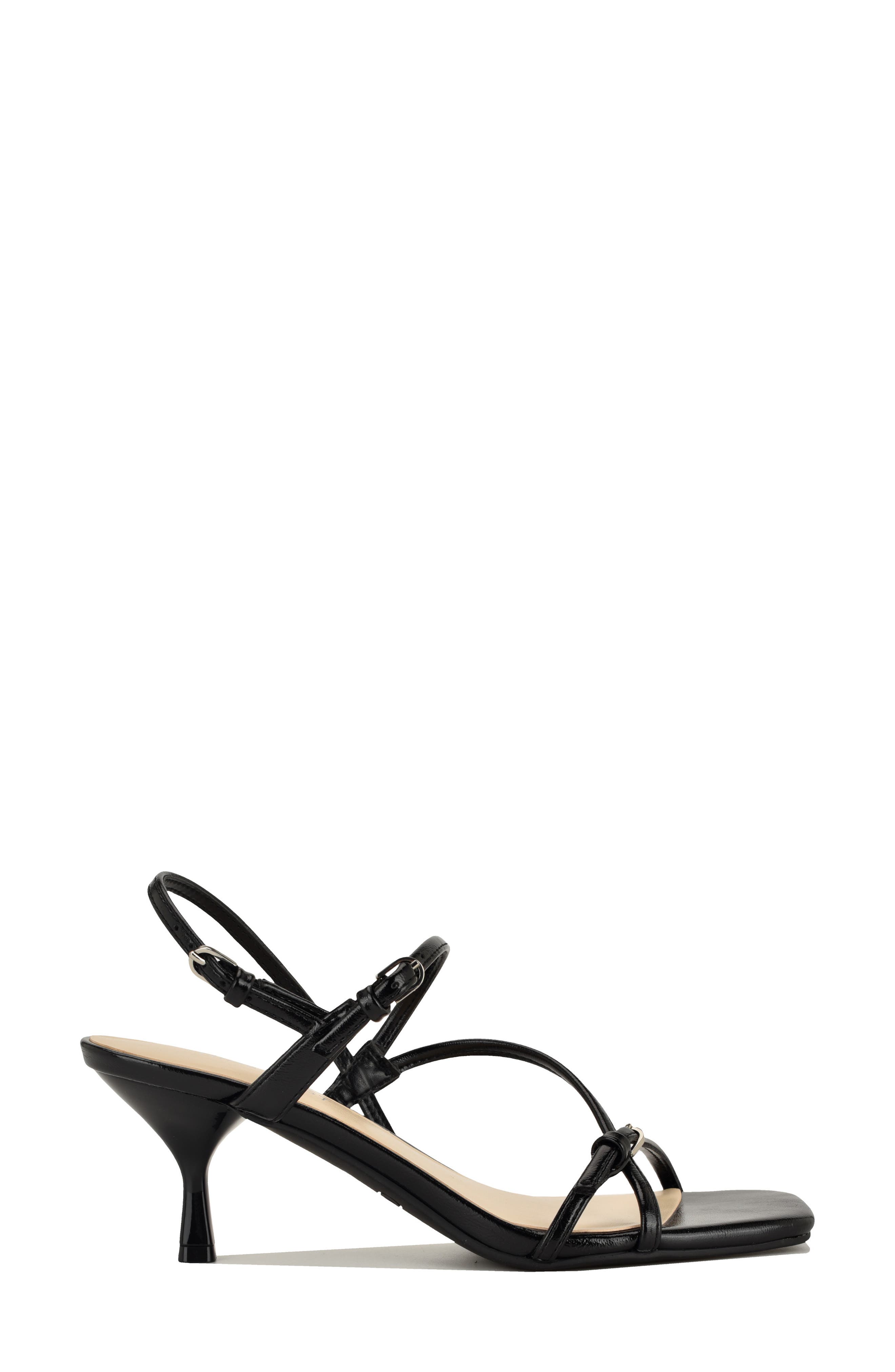 Nine West Hallow 3 Sandal, Alternate, color, Black