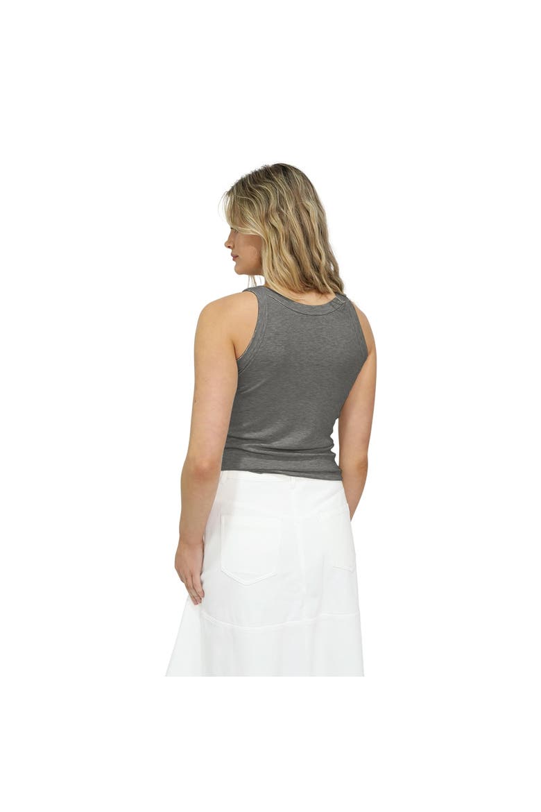Last Time Ribbed Tank Top, Alternate, color, Grey