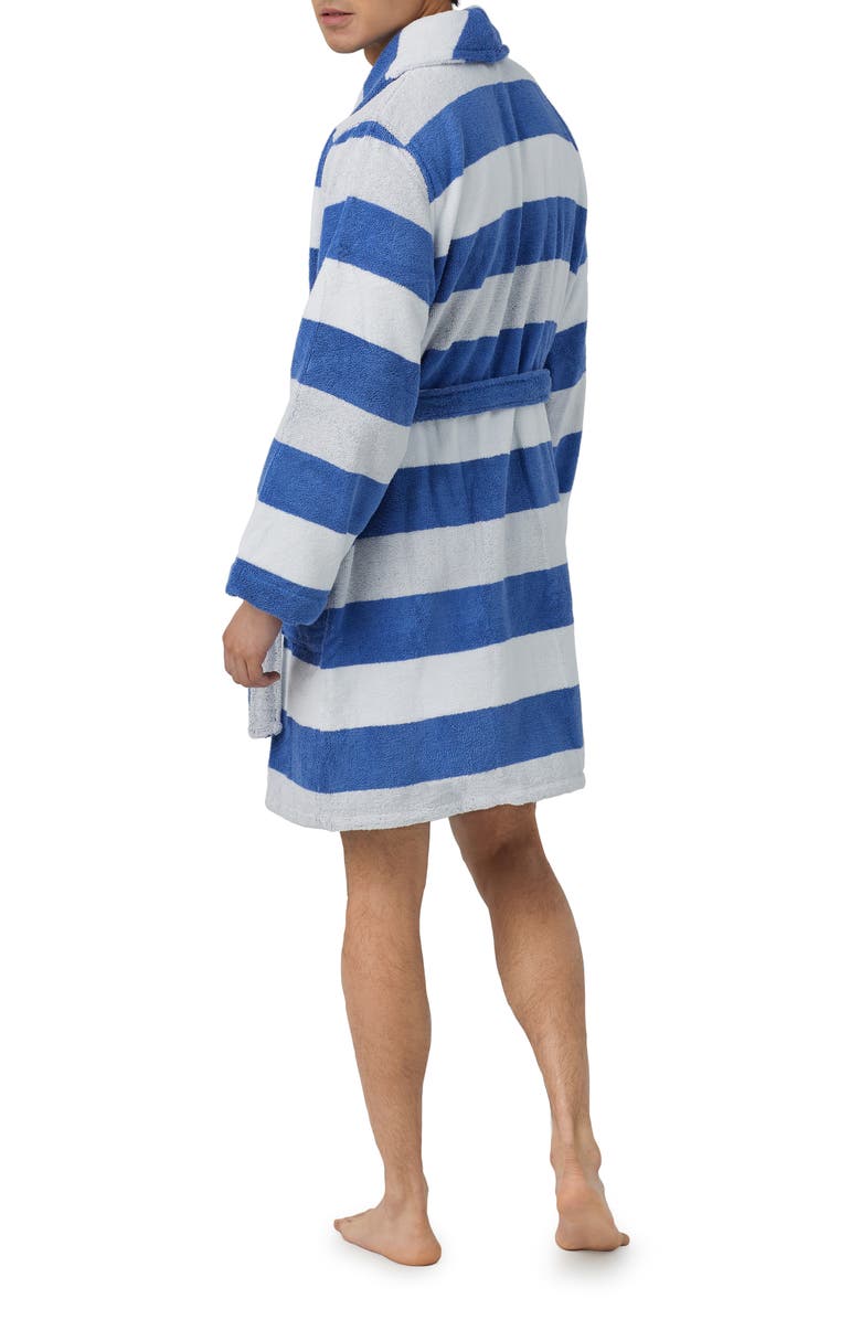 BedHead Pajamas Stripe Cotton Terry Robe, Alternate, color, 