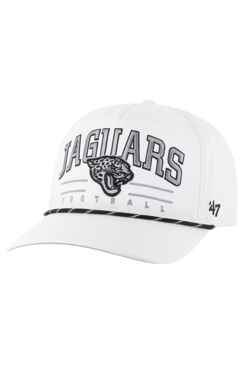 Men's '47 White Jacksonville Jaguars Roscoe Speckle Adjustable Hat, Main, color, White