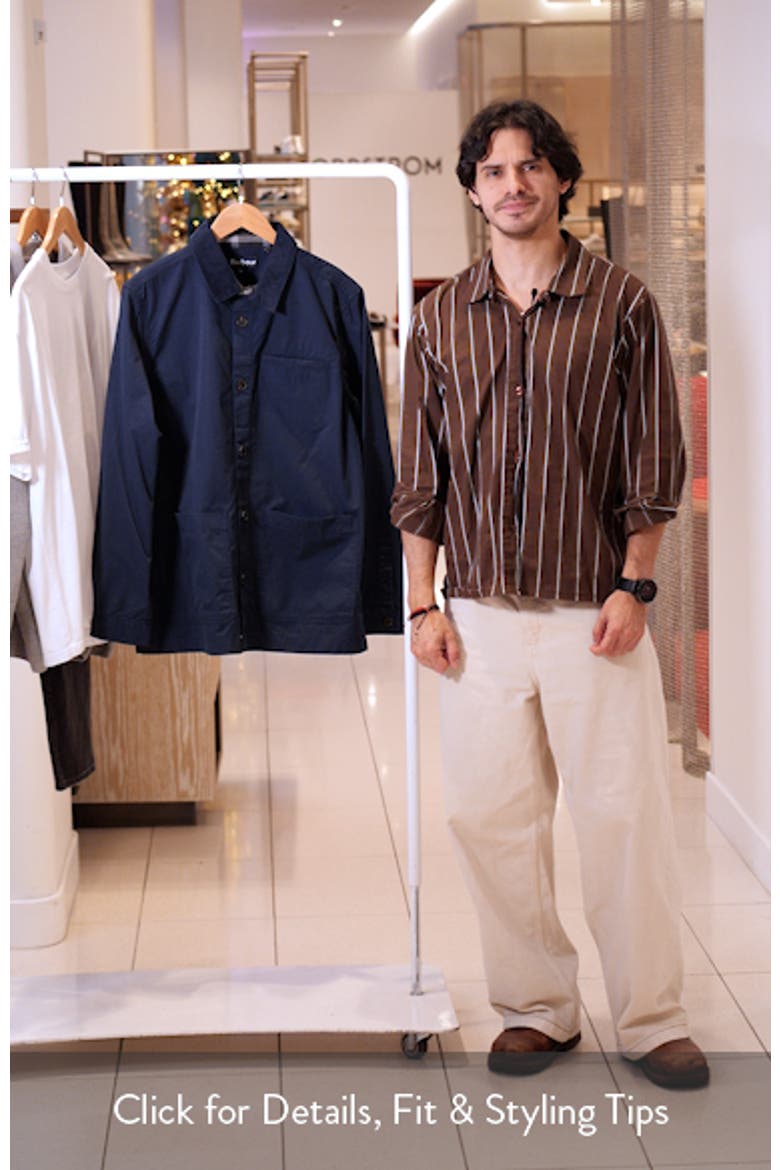 Cole Tailored Poplin Overshirt video