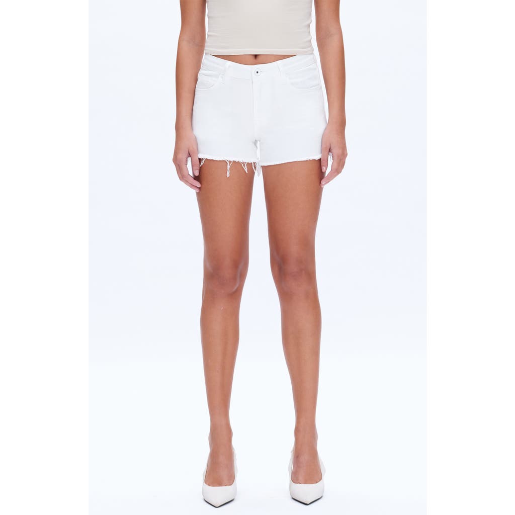 Bayeas Raw Hem Denim Shorts In Green
