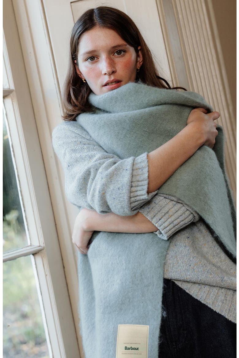 Ellison Oversize Scarf, Alternate, color, SOFT MINT