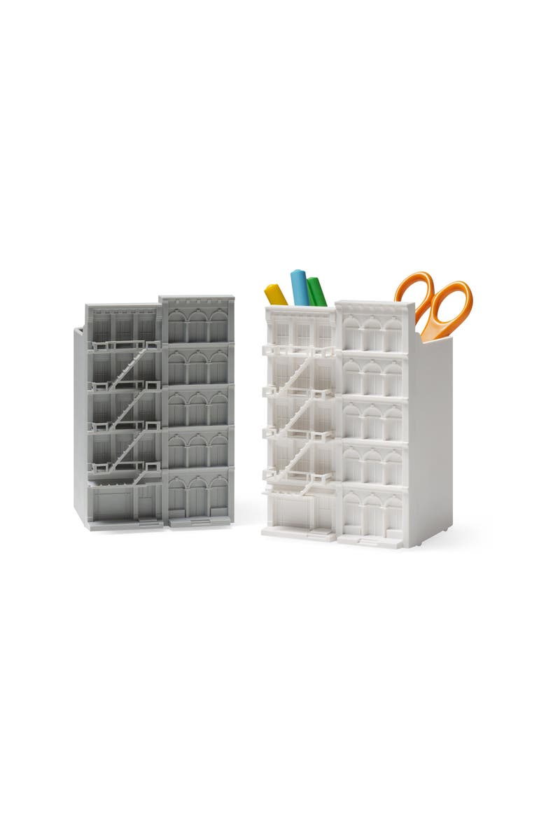Design Store Archi Pen Cup, Alternate, color, WHITE
