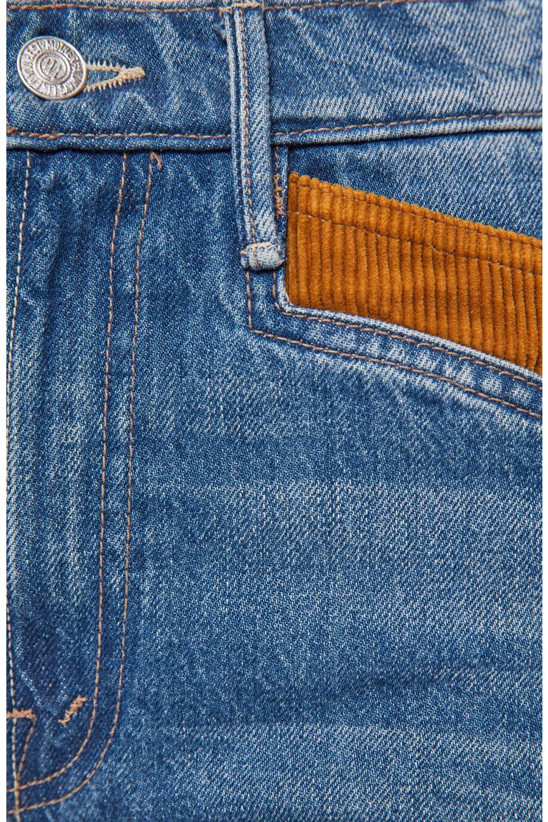The Pointy Doozy Contrast Pocket Wide Leg Jeans, Alternate, color, REMEMBER WHEN
