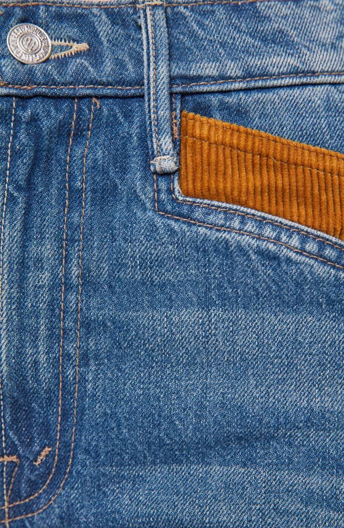 Mother The Pointy Pocket Doozy Heel Jeans In Remember When In Blue