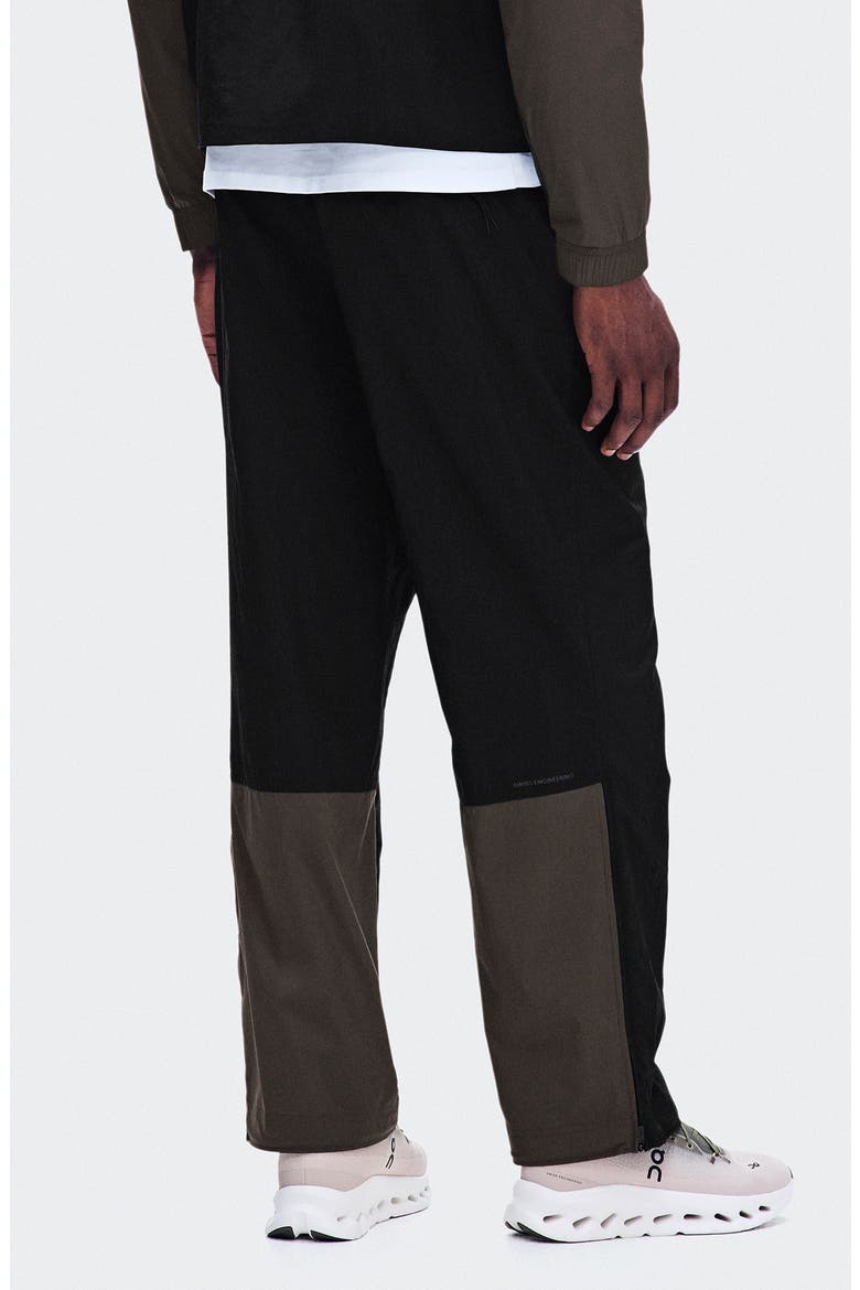 All-Day Track Pants, Alternate, color, BLACK/ ESPRESSO