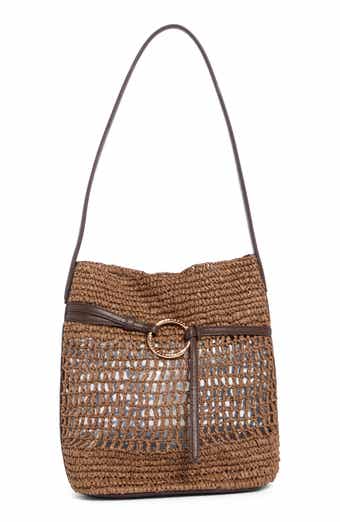 Sam Edelman Bexy Raffia Bucket Bag