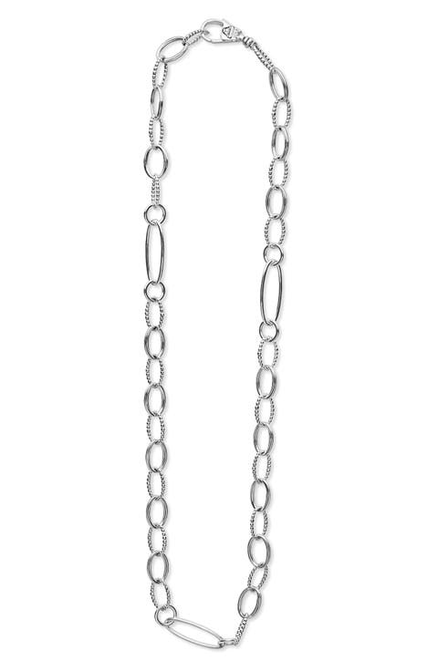 Signature Caviar Link Necklace